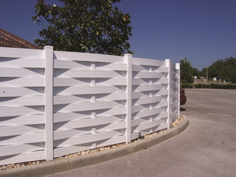 Basketweave Fence Design
