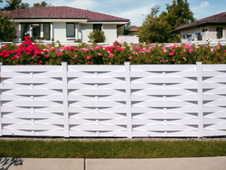 Basketweave Fence Design