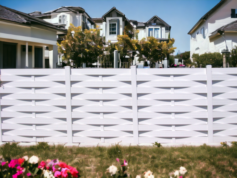 Basketweave Fence Design