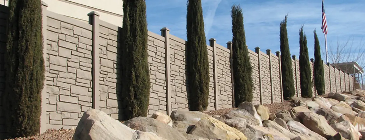 Molded Stone Fence Collection