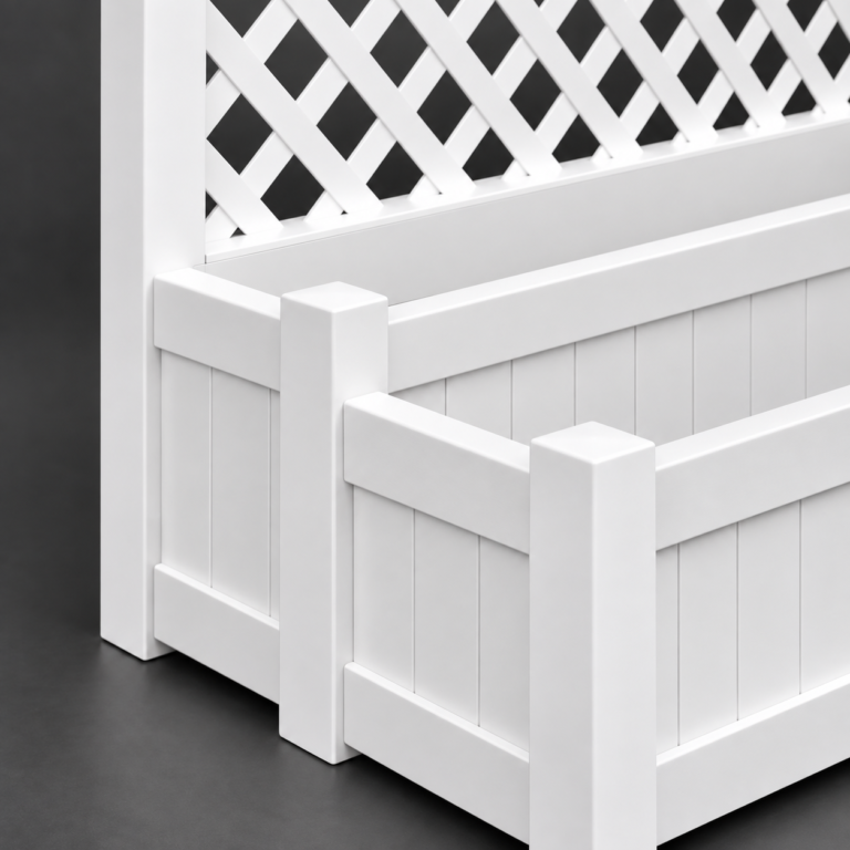 double trellis planter